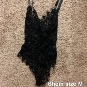 Black Lace Teddy